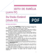 DO DIREITO DE FAMÍLIA - Da União Estável