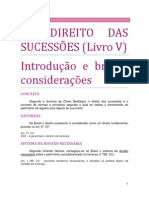 DO DIREITO DAS SUCESSÕES - Breve Introdução