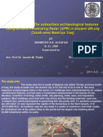 Investigation of Subsurface Archaeological Features Using Ground Penetrating1