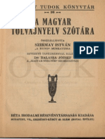 A tolvajnyelv szótára 1924