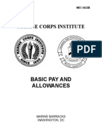 Basic Pay and Allowances