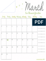 FaraPartyDesign Calendario March 2014