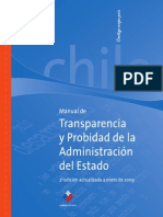 Manual de Transparencia y Probidad - Gobierno de Chile