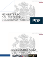 Cuenta Publica Ministerio Del Interior 2012
