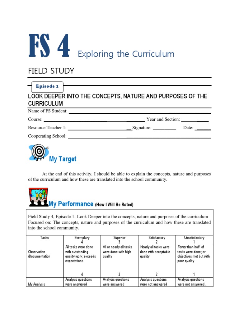 Field report subject picture