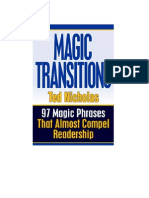 Magic Transitions