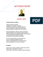 QUÉ PUEDO DECIR - Poemas de Daniel Leikin