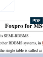 Foxpro For MS Dos