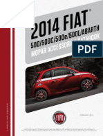 Fiat 500 and 500 Abarth 2014 Accessories Catalog