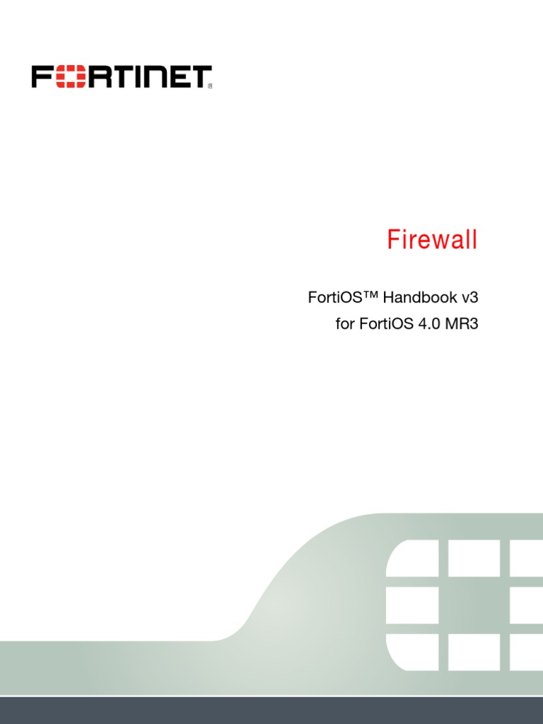 Fortigate Firewall Version 4 OS | PDF | Ip Address | I Pv6
