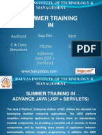 Summer Training - Advance JAVA