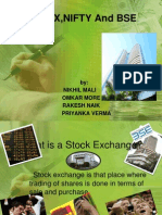 S & P, CNX, Nifty and Bse: By: Nikhil Mali Omkar More Rakesh Naik Priyanka Verma