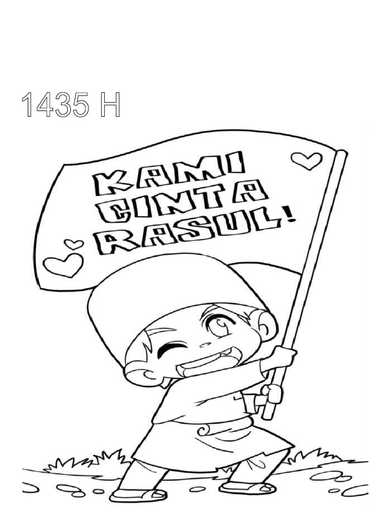 Lukisan Poster Maulidur Rasul