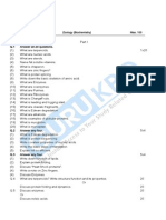 Zoology (Biochemistry)