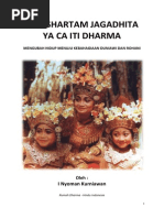 Download Mokshartam Jagadhita Ya CA Iti Dharma Mengubah Hidup Menuju Kebahagiaan Duniawi Dan Rohani by layanan_net SN207684941 doc pdf