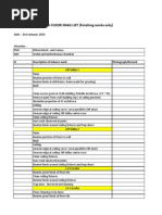 Snag List and Pre-Handover Report | PDF