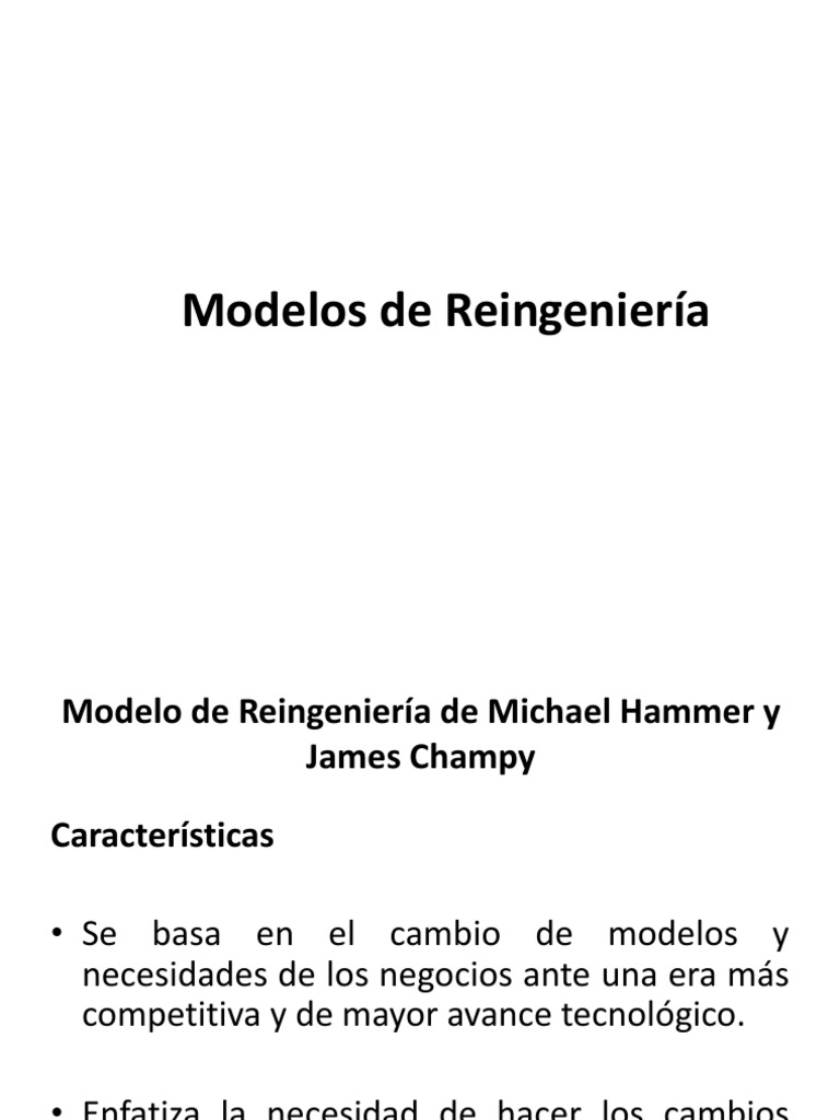 Modelos de Reingeniería | PDF | Cognición | Informática