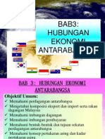 Bab 3 Hubungan Ekonomi Antarabangsa Tingkatan 5