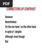 Connectors of Contrast