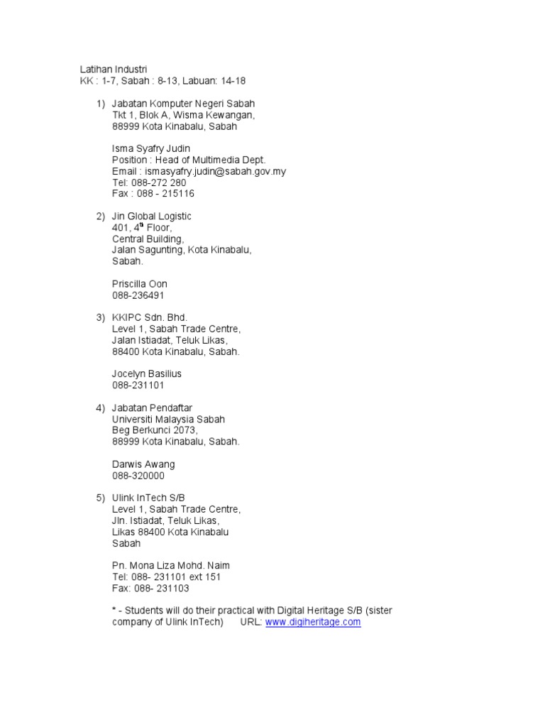 Latihan Industri Pdf