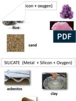 Types of Silica and Silicate Minerals
