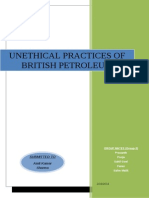 Unethical Practices of British Petroleum
