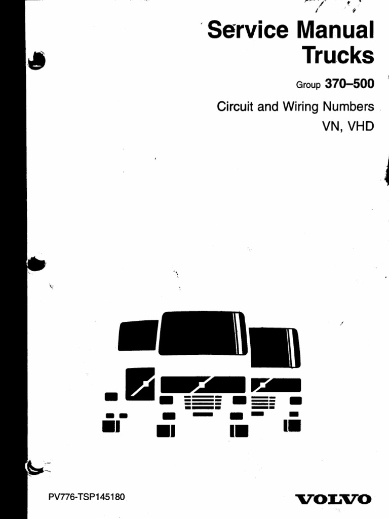 Volvo Wiring Codes