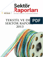 Tekstil Ve Deri Sektor Raporu 2013