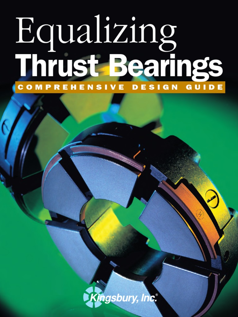 Thrust Bearing Design Guide Bearing (Mechanical) Mechanical Engineering