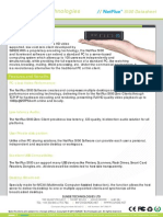 SUNDE NetFlux S100 Datasheet UK v1.4