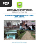 Download Rencana Kerja Pembangunan Desa  RKPD  Suka Gerundi 2010pdf by Pemerintah Desa Suka Gerundi SN207704867 doc pdf
