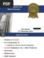 Oracle Database 12c New Features - WKSS - V1