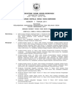 Peraturan Kepala Desa Suka Gerundi 2011 PDF