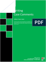 Writing Case Comments