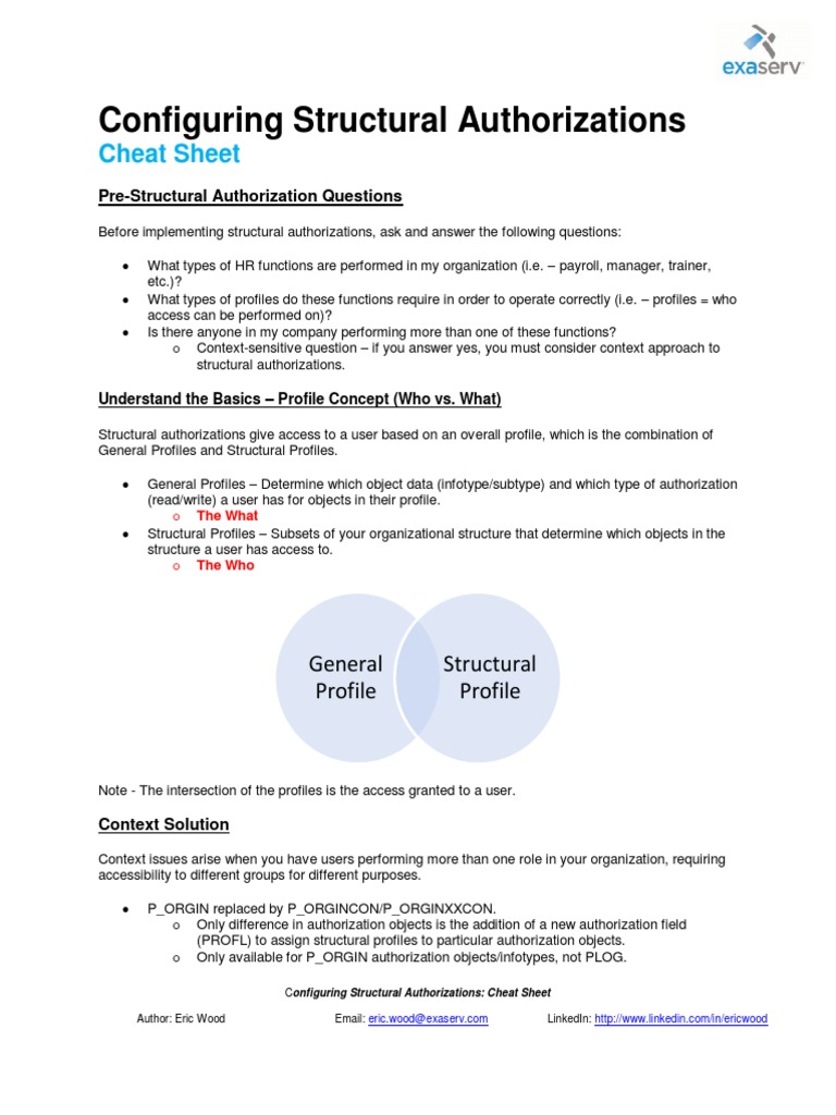 Structural Authorizations Guide | PDF | Superuser | Evaluation