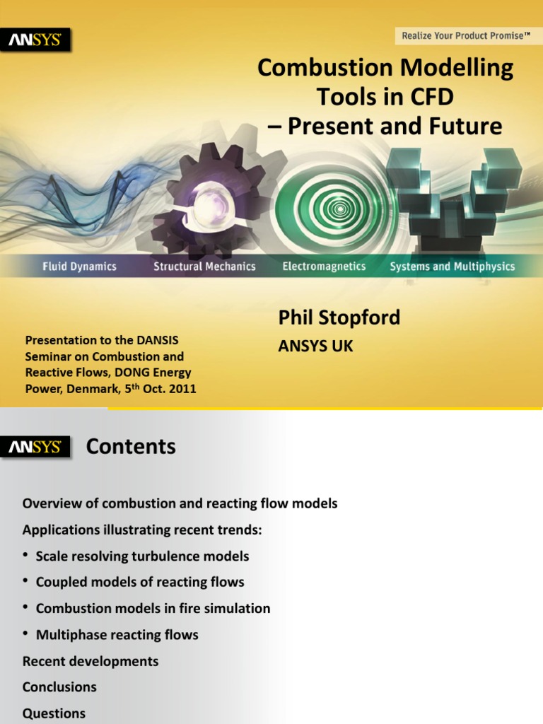 Combustion Modeling Tools in CFD PDF Applied And Interdisciplinary