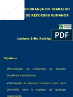 Higiene e Segurança Do Trabalho Na Gestão De Recursos Humanos