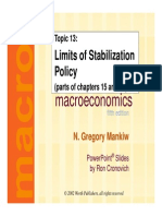 Limits of Stabilization Policy: Macroeconomics