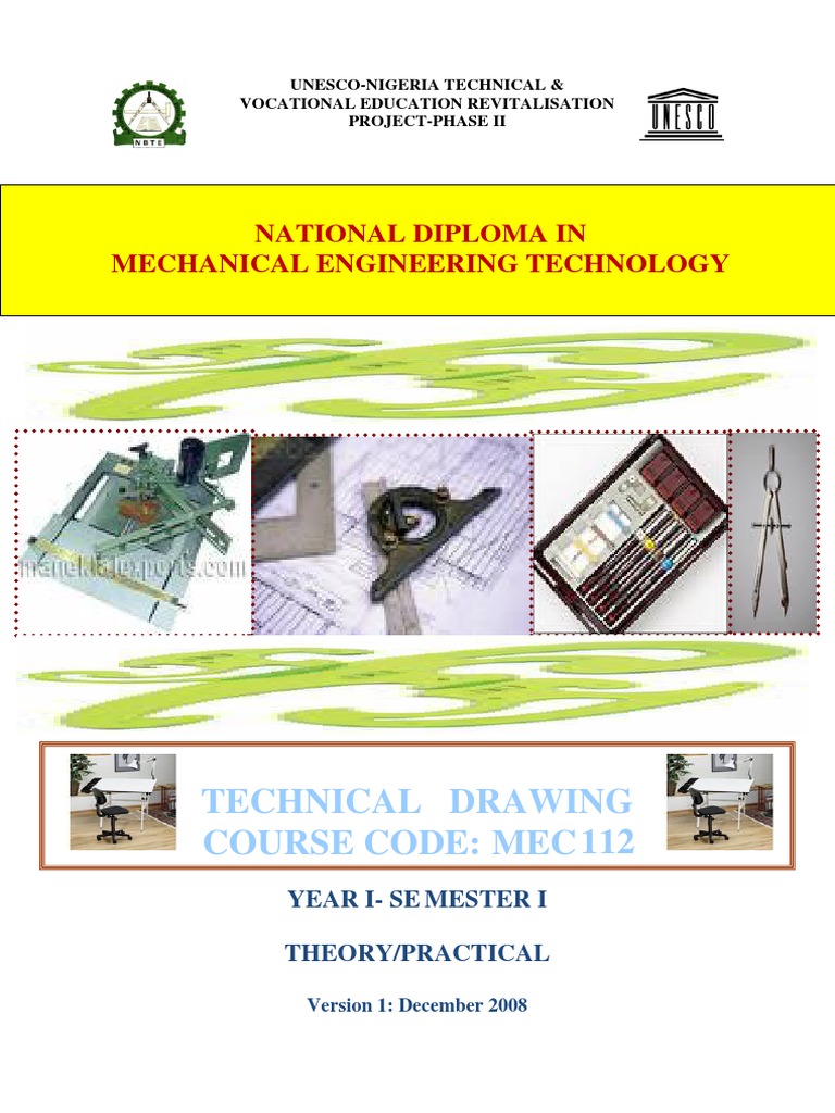 Technical Drawing Course Overview | PDF | Triangle | Ellipse