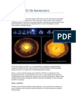 Natural 432 Hz Harmonics