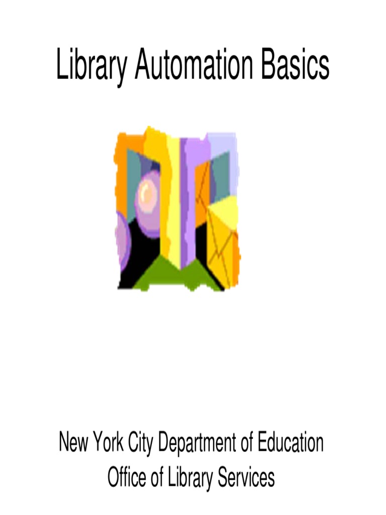 Automation Basic PP T 1 | PDF | Libraries | Books