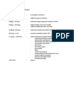 Tentatif Program Orientasi 2014