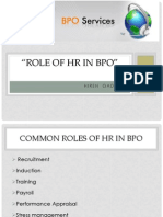 Role of HR in Bpo