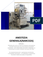 Anestezia Generala (Narcoza)