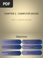 Chapter 2 - Output Devices