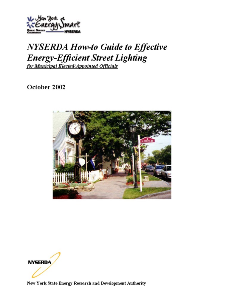 Energy-Efficient Street Lighting Guide | PDF | Street Light | Lighting