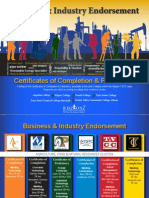 Business & Industry Endorsement: Certificates of Completion & Proficiency