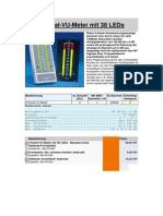 2-Kanal VU-Meter Mit 38 LED