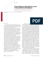 Immunohistochemical Staining For KIT (CD117) in Soft Tissue Sarcomas Is Very Limited in Distribution