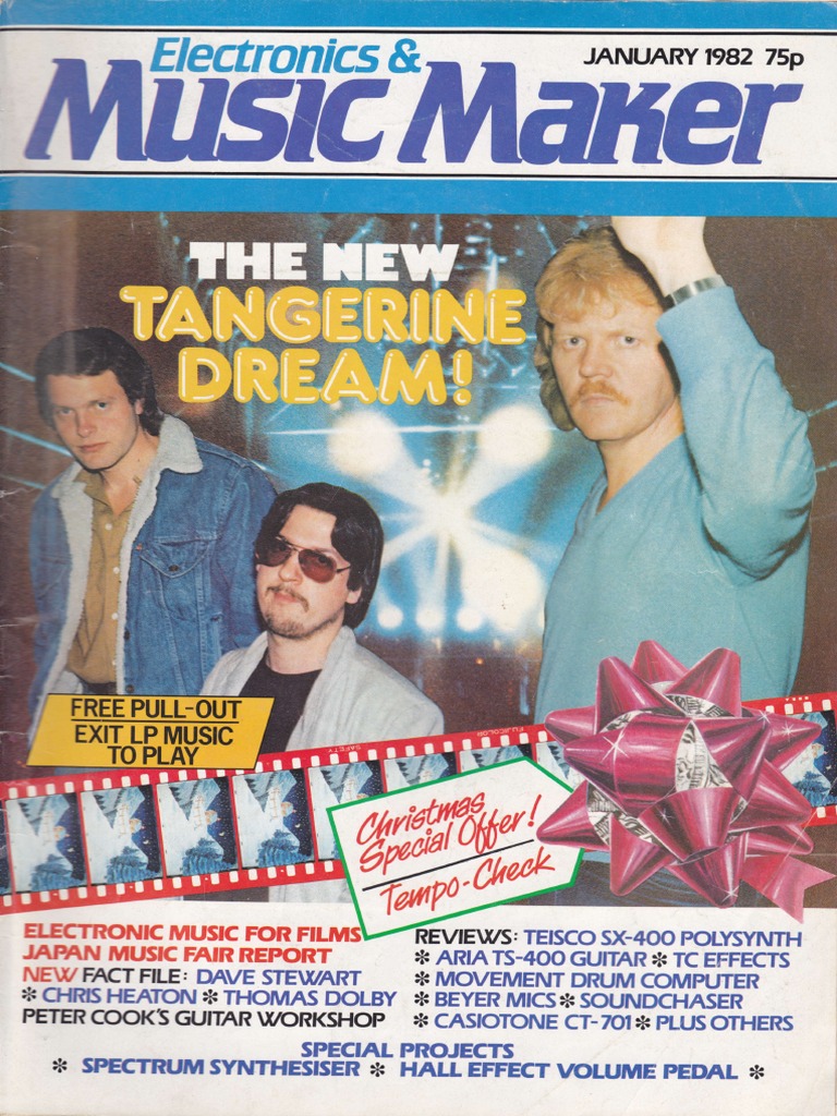 Tangerine Dream Electronics & Music Maker Magazine Synthesizer Sound
